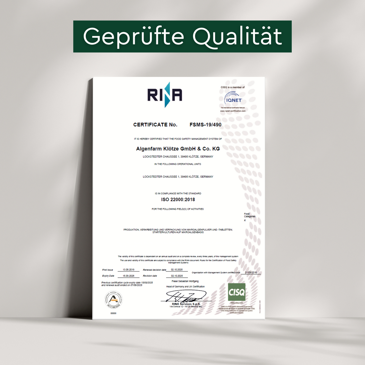 ALGOMAX® Grüne Formel Monatsabo